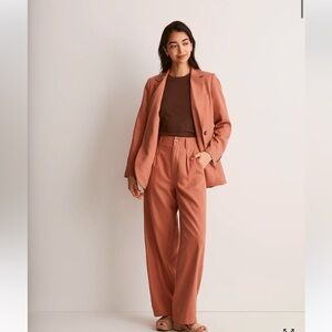 Madewell The Neale Straight-Leg Pant in Drapeweave Size 6